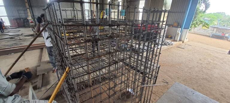 GS-FABRICATION- Industrial Chimney Structure With Civil Foundation